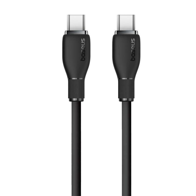 کابل بیسوس 100 وات 2 متر Usb C - Usb C مدل Pudding Series Fast Charging Type-C to Type-C (2M 100W)