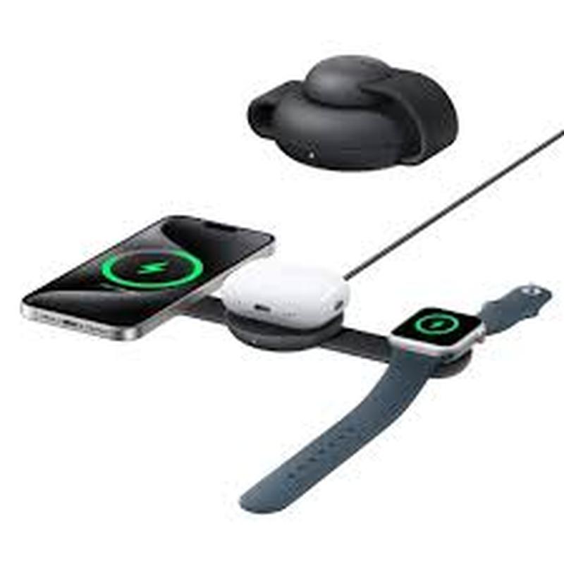 شارژر وایرلس 3 در 1 انکر مدل  Anker MagGo 3in1 B25M8P11