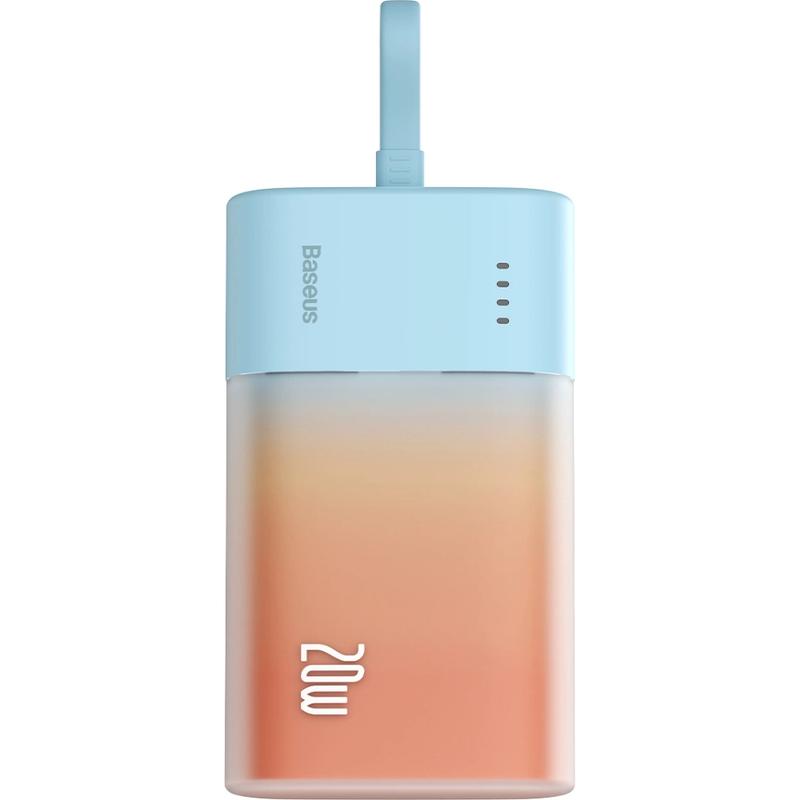 پاوربانک بیسوس 5,200 میلی آمپر مدل  Baseus Popsicle Fast Charging Power Bank IP Edition (5200mAh 20W)	