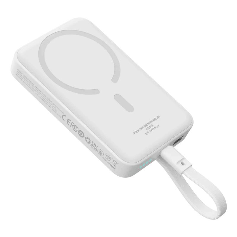 پاوربانک بیسوس 10,000 میلی آمپر 30 وات مدل  Baseus Magnetic Mini Wireless Fast Charg Type-C Edition (10000mAh 30W)	