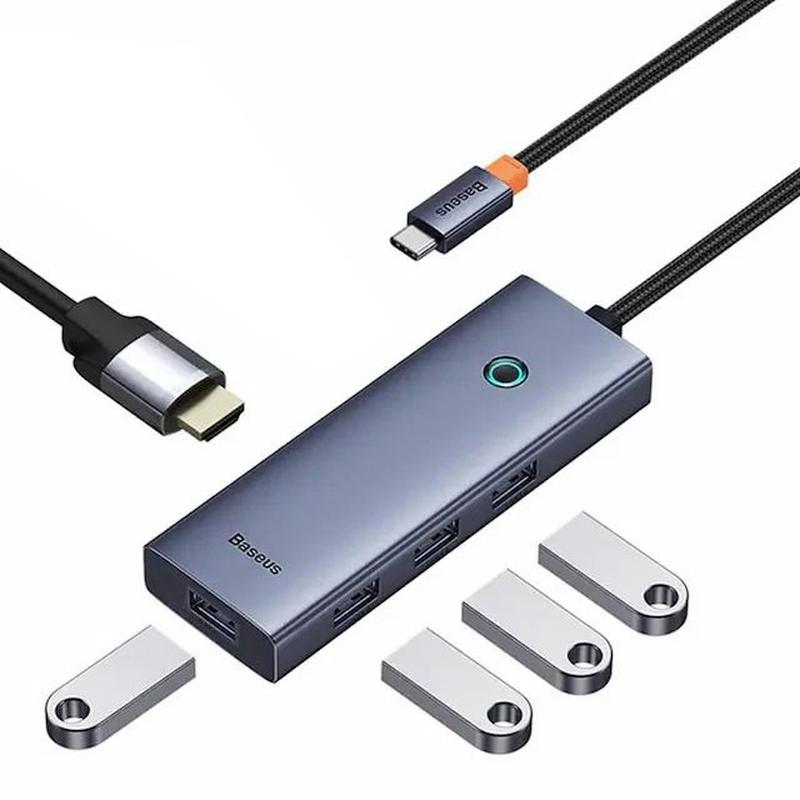 Hub baseus Ultrajoy (Type C 5ports HDMI 4k+USB Av3*4)